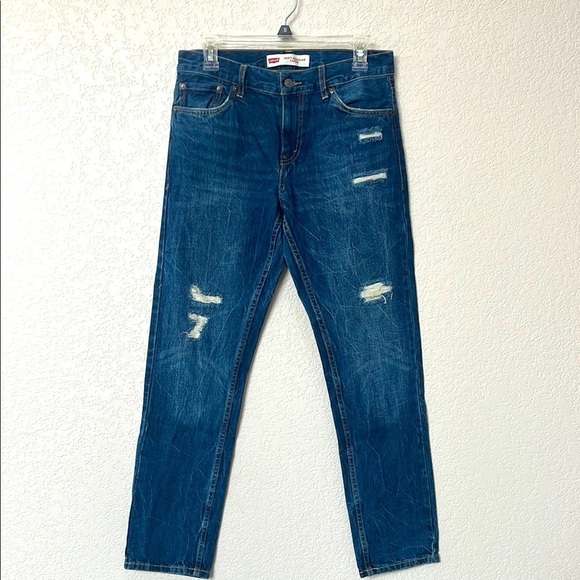 Levi's Other - Levi's Denim Jean Regular Taper Distressed Blue size 16